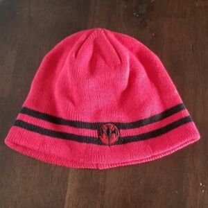 NEW Vinrage Bacardi Red Beanie Hat Adult One Size Cotton Blend